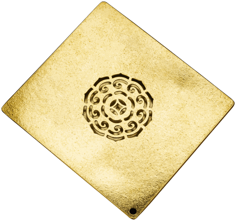 宝相钛茶盘（赤金款）